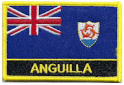Named Flag Patch of ANGUILLA