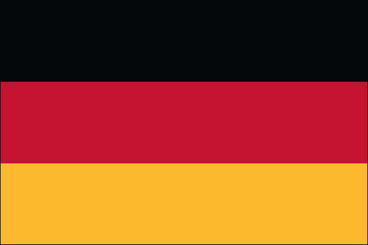 12x18" Nylon flag of Germany