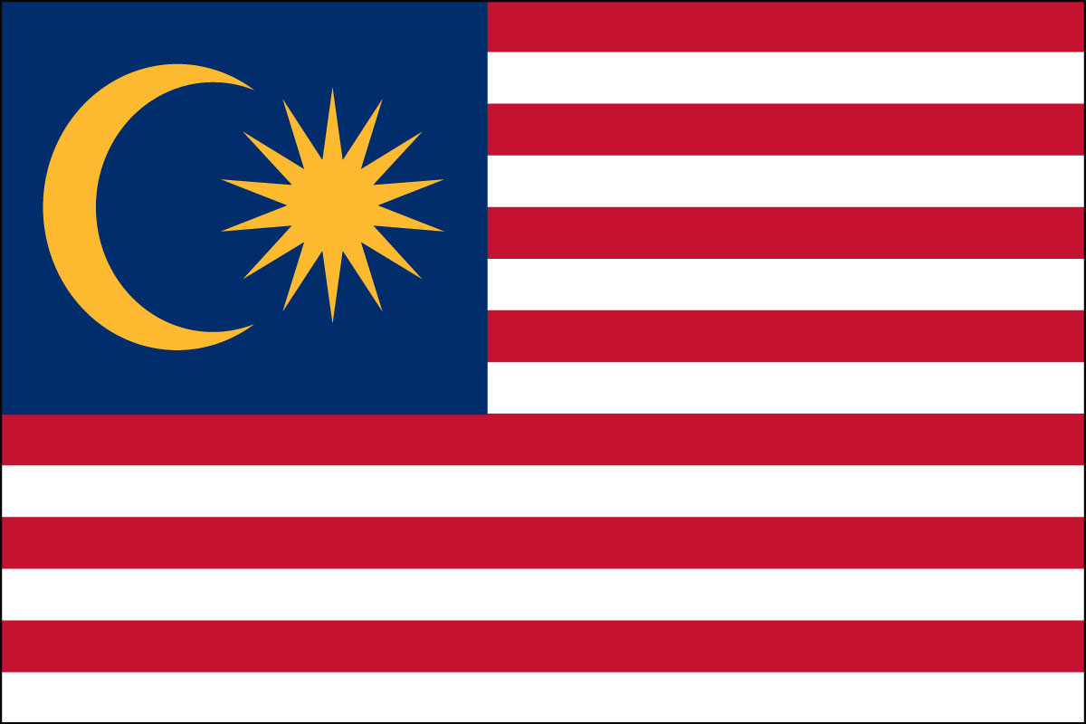 3x5' poly flag of Malaysia