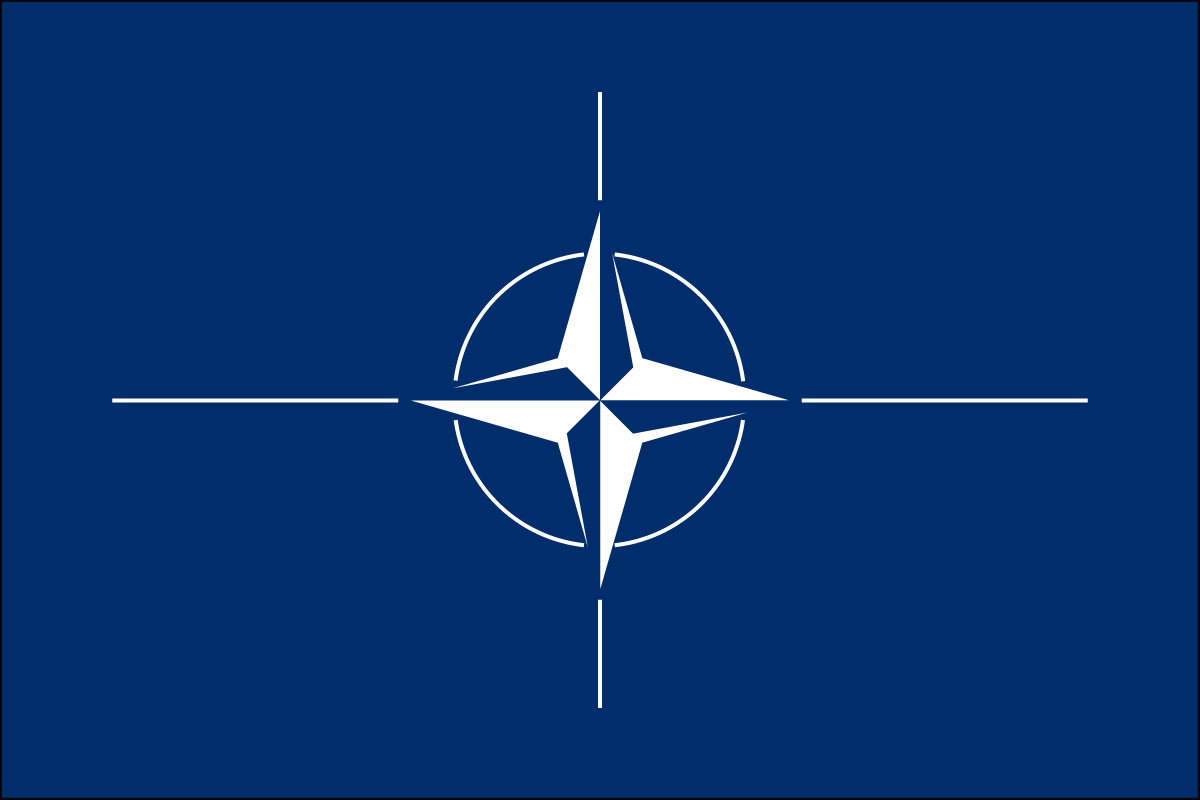 3x5' poly flag of NATO