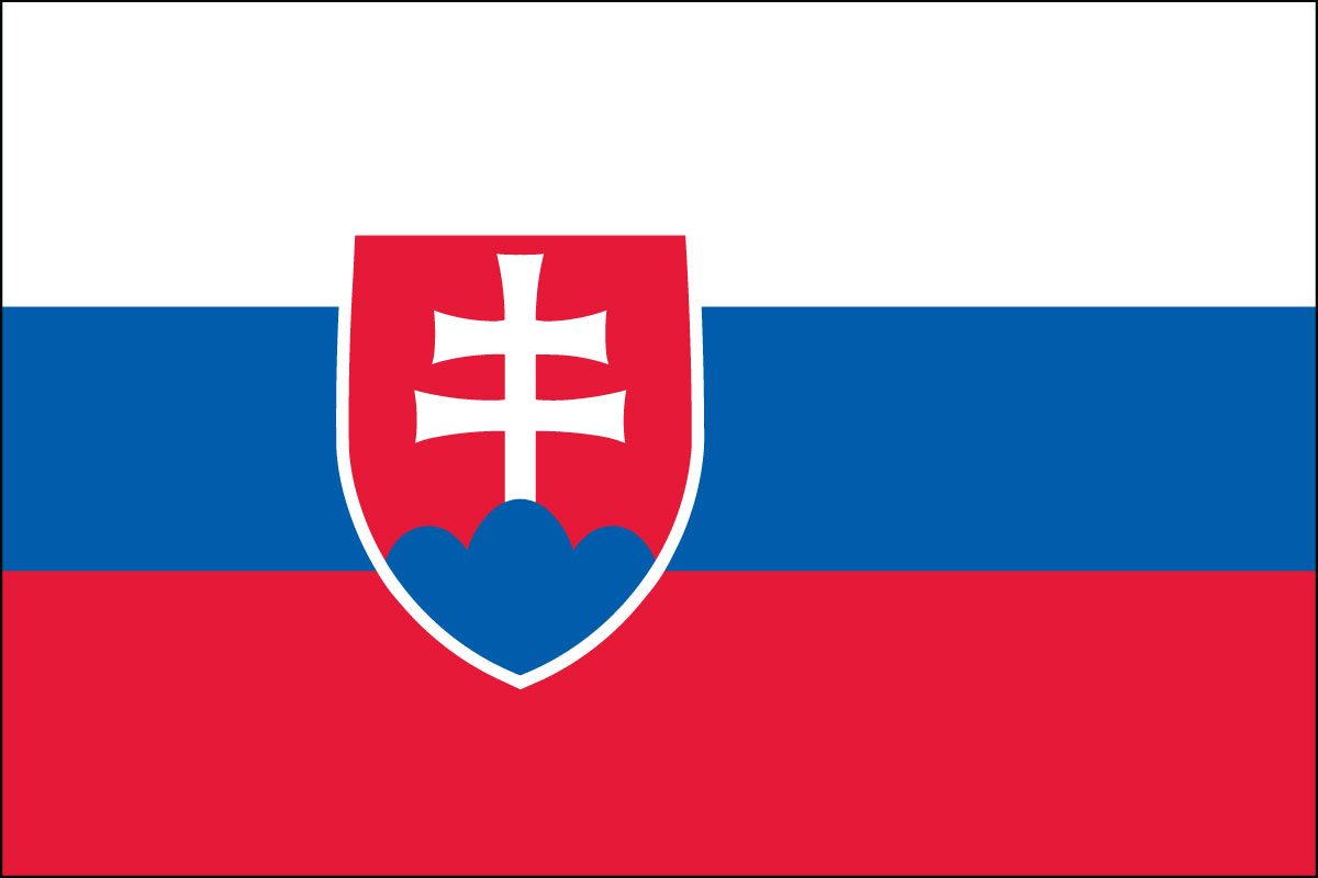 3x5' poly flag of Slovak Republic