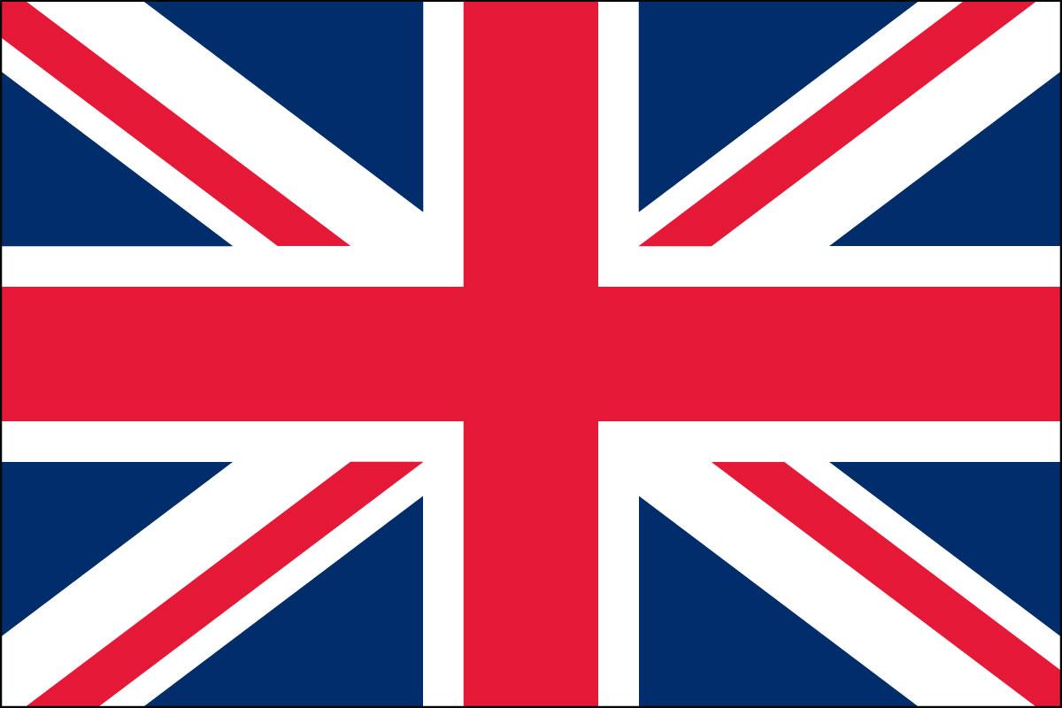 12x18" Nylon flag of United Kingdom