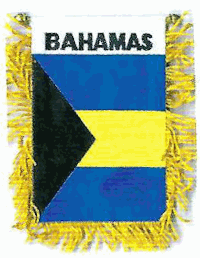 Mini-Banner with flag of The Bahamas