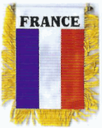 Mini-Banner with flag of France