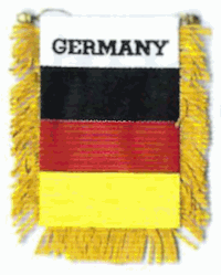 Mini-Banner with flag of Germany