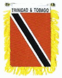 Mini-Banner with flag of Trinidad & Tobago