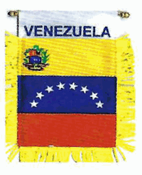 Mini-Banner with flag of Venezuela