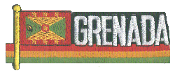 Cut-Out Flag Patch of Grenada