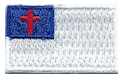 Micro Flag Patch of Christian flag