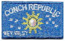 Micro Flag Patch of Conch Republic