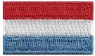 Micro Flag Patch of Luxembourg