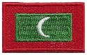 Micro Flag Patch of Maldives