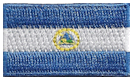 Micro Flag Patch of Nicaragua