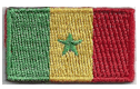 Micro Flag Patch of Senegal