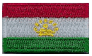 Micro Flag Patch of Tajikistan