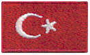 Micro Flag Patch of Turkey