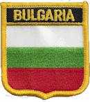 Shield Flag Patch of Bulgaria