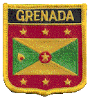 Shield Flag Patch of Grenada