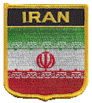 Shield Flag Patch of Iran