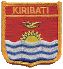 Shield Flag Patch of Kiribati