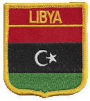 Shield Flag Patch of Libya