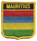 Shield Flag Patch of Mauritius