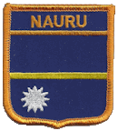 Shield Flag Patch of Nauru