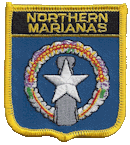 Shield Flag Patch of Northern Marianas