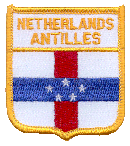 Shield Flag Patch of Netherlands Antilles