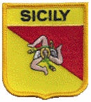 Shield Flag Patch of Sicily