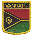 Shield Flag Patch of Vanuatu