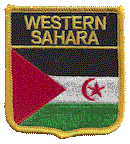 Shield Flag Patch of Western Sahara