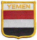 Shield Flag Patch of Yemen