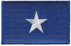 Borderless Flag Patch of Somalia - 2¼x3½" embroidered Borderless Flag Patch of Somalia .<BR>Combines with our other Borderless Flag Patches for discounts.