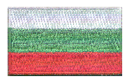 Midsize Flag Patch of Bulgaria - 1½x2½" embroidered Midsize Flag Patch of Bulgaria.<BR>Combines with our other Midsize Flag Patches for discounts.