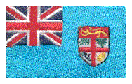 Midsize Flag Patch of Fiji - 1½x2½" embroidered Midsize Flag Patch of Fiji.<BR>Combines with our other Midsize Flag Patches for discounts.