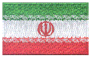 Midsize Flag Patch of Iran - 1½x2½" embroidered Midsize Flag Patch of Iran.<BR>Combines with our other Midsize Flag Patches for discounts.