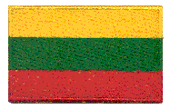 Midsize Flag Patch of Lithuania - 1½x2½" embroidered Midsize Flag Patch of Lithuania.<BR>Combines with our other Midsize Flag Patches for discounts.