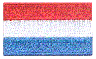 Midsize Flag Patch of Luxembourg - 1½x2½" embroidered Midsize Flag Patch of Luxembourg.<BR>Combines with our other Midsize Flag Patches for discounts.