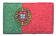 Midsize Flag Patch of Portugal - 1½x2½" embroidered Midsize Flag Patch of Portugal.<BR>Combines with our other Midsize Flag Patches for discounts.