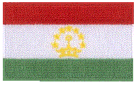 Midsize Flag Patch of Tajikistan - 1½x2½" embroidered Midsize Flag Patch of Tajikistan.<BR>Combines with our other Midsize Flag Patches for discounts.