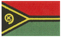 Midsize Flag Patch of Vanuatu - 1½x2½" embroidered Midsize Flag Patch of Vanuatu.<BR>Combines with our other Midsize Flag Patches for discounts.