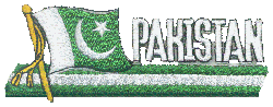 Cut-Out Flag Patch of Pakistan - 1¾x4¾" embroidered Cut-Out Flag Patch of Pakistan.<BR>Combines with our other Cut-Out Flag Patches for discounts.