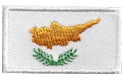 Micro Flag Patch of Cyprus - ¾x1⅜" embroidered Micro Flag Patch of Cyprus.<BR><BR><I>Combines with our other Micro Flag Patches for discounts.</I>