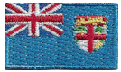 Micro Flag Patch of Fiji - ¾x1⅜" embroidered Micro Flag Patch of Fiji.<BR><BR><I>Combines with our other Micro Flag Patches for discounts.</I>