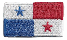 Micro Flag Patch of Panama - ¾x1⅜" embroidered Micro Flag Patch of Panama.<BR><BR><I>Combines with our other Micro Flag Patches for discounts.</I>