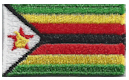 Micro Flag Patch of Zimbabwe - ¾x1⅜" embroidered Micro Flag Patch of Zimbabwe.<BR><BR><I>Combines with our other Micro Flag Patches for discounts.</I>