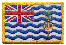 Standard Rectangle Flag Patch of British Indian Ocean Territory - 2¼x3½" embroidered Standard Rectangle Flag Patch of British Indian Ocean Territory.<BR>Combines with our other Standard Rectangle Flag Patches for discounts.