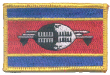 Standard Rectangle Flag Patch of Eswatini (Swaziland) - 2¼x3½" embroidered Standard Rectangle Flag Patch of SwaziEswatini (Swaziland)and.<BR>Combines with our other Standard Rectangle Flag Patches for discounts.