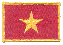 Standard Rectangle Flag Patch of Vietnam - 2¼x3½" embroidered Standard Rectangle Flag Patch of Vietnam.<BR>Combines with our other Standard Rectangle Flag Patches for discounts.